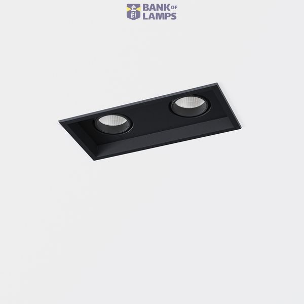 Downlight Totem Double ø55 50 LED neutral-white 4000K CRI 90 ON-OFF Textured black IN IP20 / OUT IP23 4630lm image 1