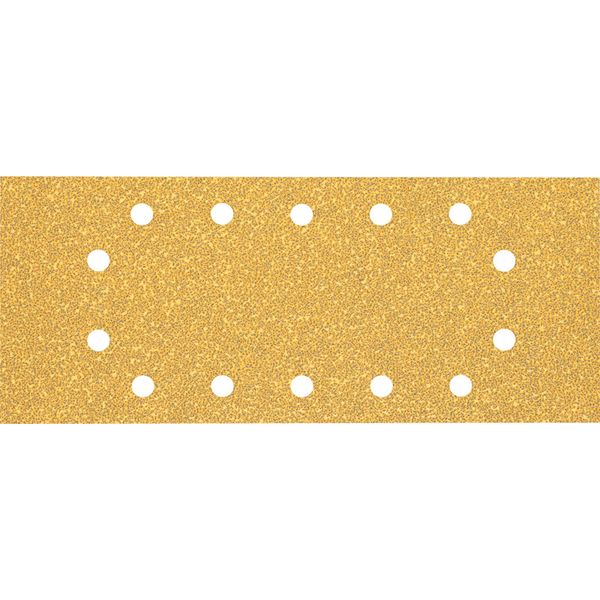 EXPERT C47 Sandpaper with 14 holes for Orbital Sanders 115 x 28 mm, G 4 1-pc image 1