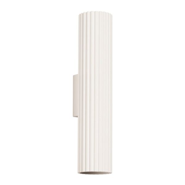 BEIGE VERTICAL WALL LAMP ILLUMINATING UP AND DOWN CARBON FOR LIVING ROOM 2XGU10 image 1
