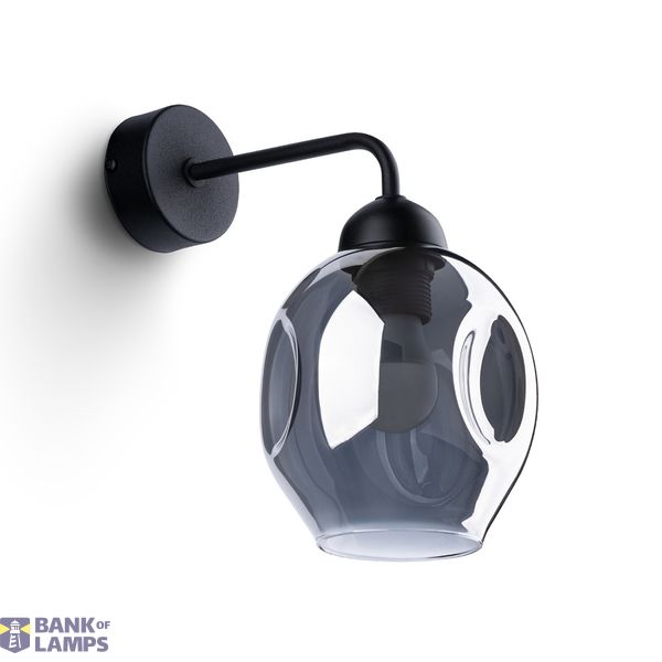 WALL LAMP FILLAN 1 BLACK E27 1X60 IP20 image 3