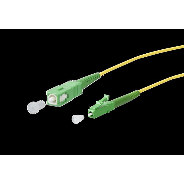 OpDAT patch cord SC-S APC/LC-S APC OS2, 30.0 m image 1