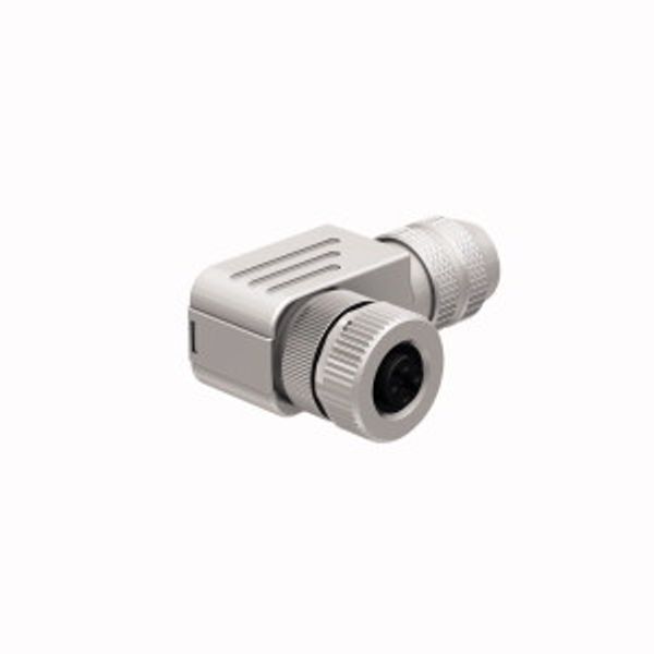 Field-Wireable Connector Female Connector M12 × 1, Angled   BMWS8251-0/9 image 2