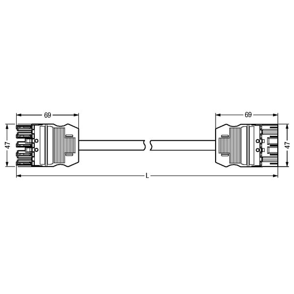 771-9395/067-302 pre-assembled interconnecting cable; Cca; Socket/plug image 4