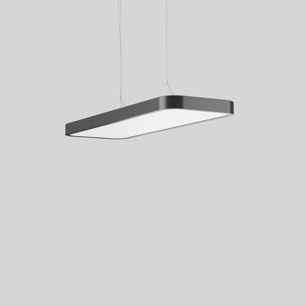 TRIONA rectangle, 84 W, 10500 lm, 840, anthracite, DALI Pendant lumina image 1