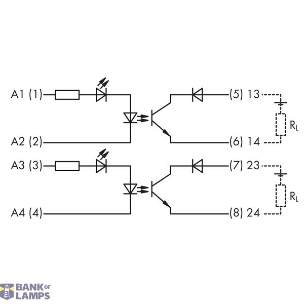 Optocoupler module 2-port Nominal input voltage: 24 VDC image 8