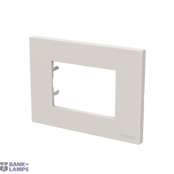 Frame - 1-gang / 3-modules - Niessen logo - Basic - Dune image 2