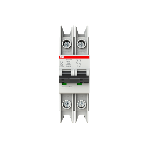 SU202MR-K40 Miniature Circuit Breaker - 2P - K - 40 A image 2