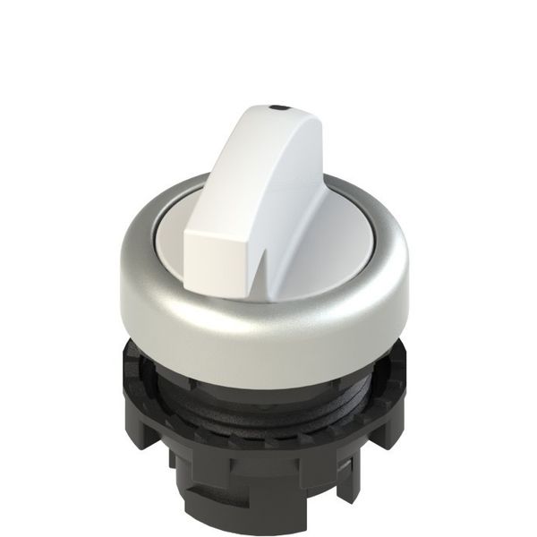 Long handle selector, 2 positions white with marking image 1