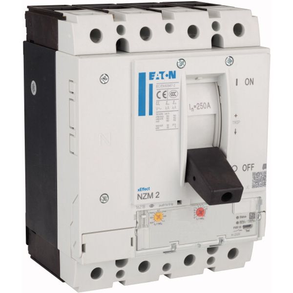 NZMH2-4-AX250 NZM2 PXR10 circuit breaker, 250A, 4p, Screw terminal image 5