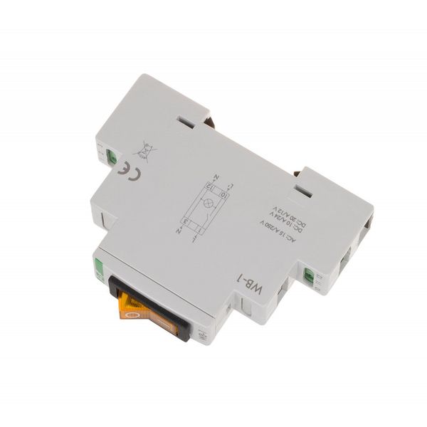 Yellow two-position switch image 3