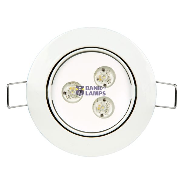 Emerg.lum.DHE 3x1W ERT-LED 3h 230V AC Self C.recessed m image 3