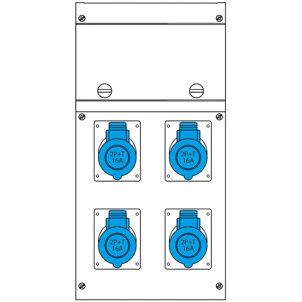 APPLIANCE INLET 2P+E IP44 63A 6h image 2
