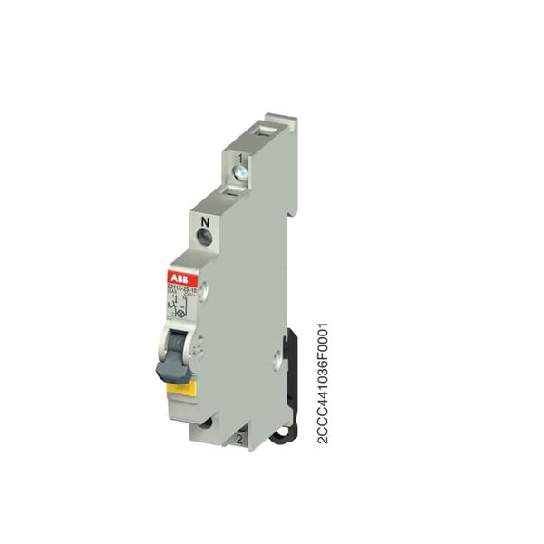 E211X-16-10ON-OFF Switch,16 A,acc. to EN 250/400 V AC,1NO,0NC,0CO, El. Color:Grey,1LED,Yellow, MW:0.5 image 1