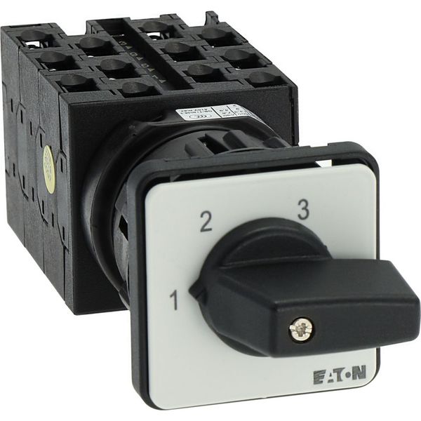 T0-6-8476/EZ Step switches, T0, 20 A, centre mounting, 6 contact unit(s), Contacts: 12, 45 °, maintained, Without 0 (Off) position, 1-3, Design number 8476 image 20