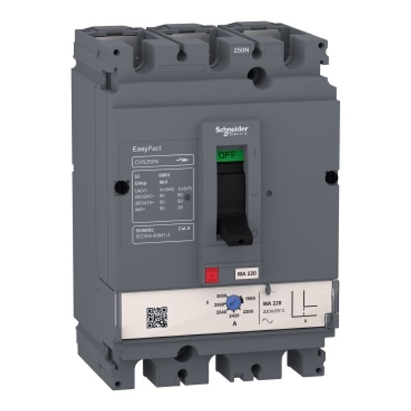 Easypact CVS - CVS250N circuit breaker - 3P/3d image 1