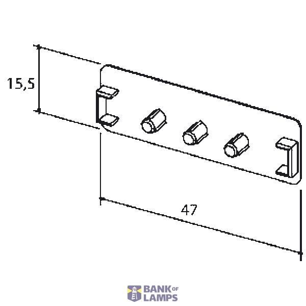 Blanking cap 3-pole, black image 6