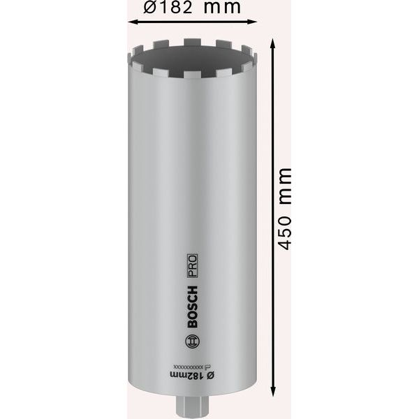 PRO Core Cutter wet, 182x450 mm, 1 1/4" UNC image 2