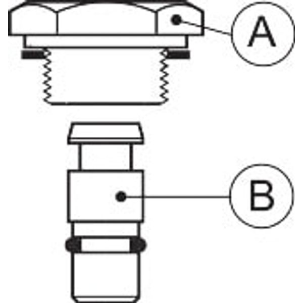 PM and ICS Blanking plug A+B image 1