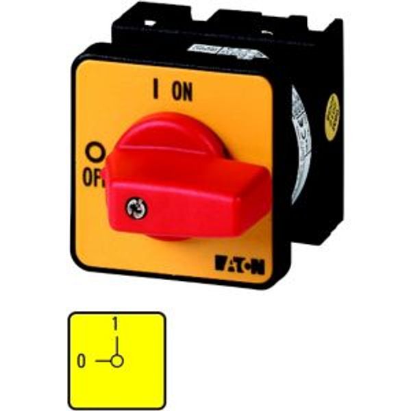 T0-2-10/E-RT On-Off switch, 3 pole + N, 20 A, Emergency-Stop function, 90 °, flush mounting image 4
