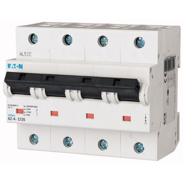 AZ-4-D100 Miniature circuit breaker (MCB), 100A, 4p, type D characteristic image 1