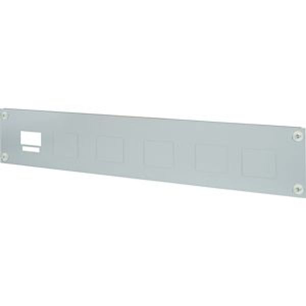 BPZ-FP/S-NZM1X-6/6-1200-MV Front plate multiple mounting NZM1, vertical, HxW=200x1200mm image 2