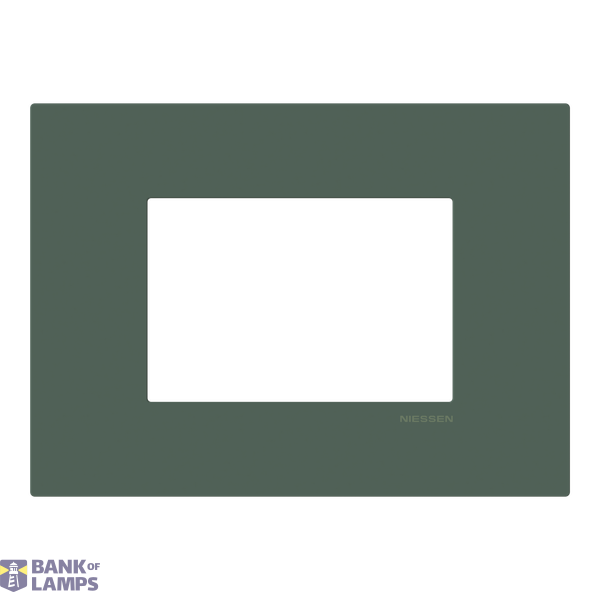 Frame - 1-gang / 3-modules - Niessen logo - Noble - Commodore image 1