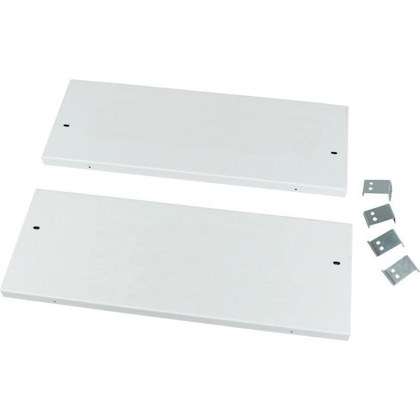 XMC0606-BS Snap-on cover, closed, BS, HxW=150x600mm, grey image 2