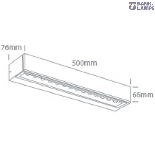 WHITE 2x13W WW IP65 230V image 2
