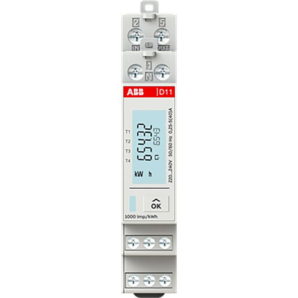 D11 15 40 Modbus, Energy meter'15', Modbus, Single-phase, 40 A image 1