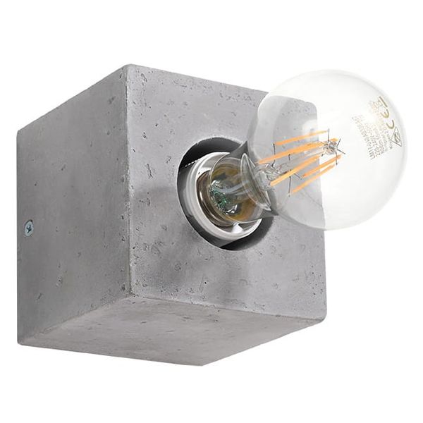 ARIZ CONCRETE WALL LAMP E27 1X60W IP20 image 1