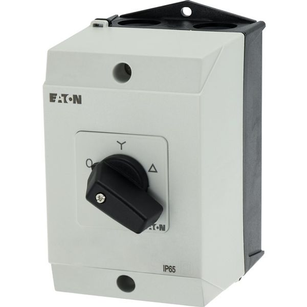 T0-4-8410/I1 Star-delta switches, T0, 20 A, surface mounting, 4 contact unit(s), Contacts: 8, 60 °, maintained, With 0 (Off) position, 0-Y-D, Design number 8410 image 6