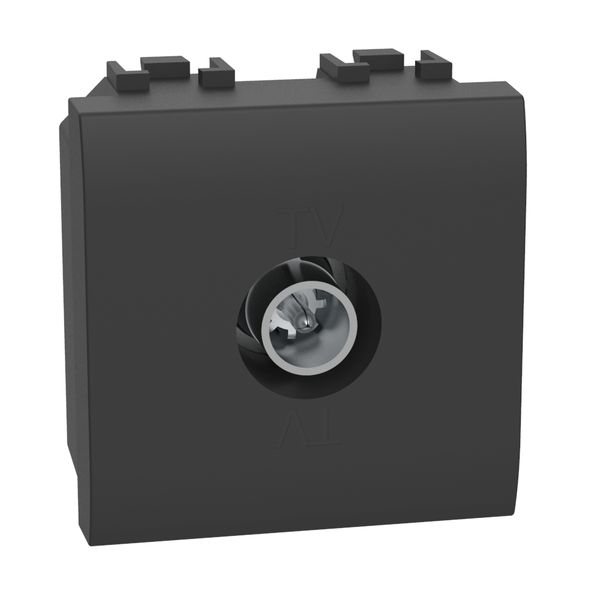 LL- Star TV socket 2M black image 1