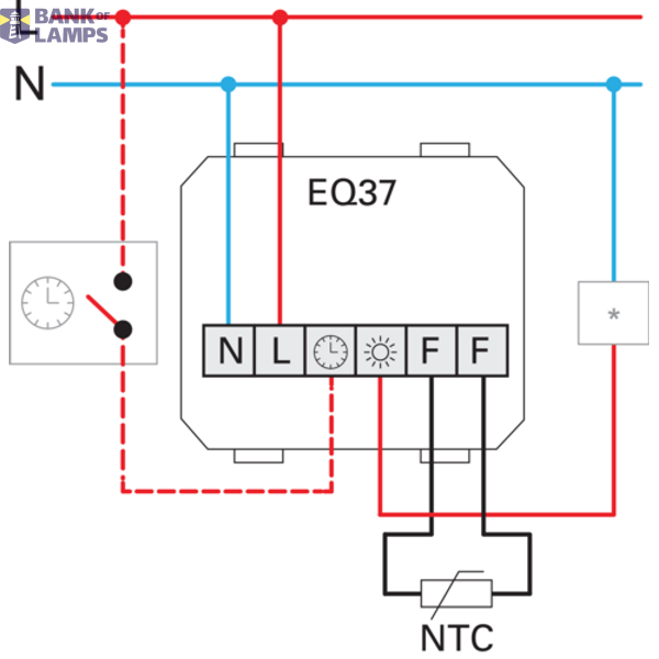 THERMOSTAT FLOOR HEATING 16A 230V~ PW XO 4438515 image 5