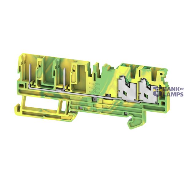 Pluggable terminal, SNAP IN, Green/yellow, 2.5 mm², Number of connecti image 1