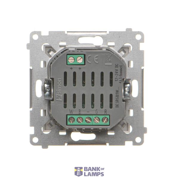 RTV pass-through aerial socket, (module), Simon 24, IP20, black matt image 1