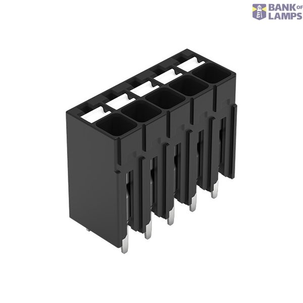 THR PCB terminal block push-button 1.5 mm² black image 1