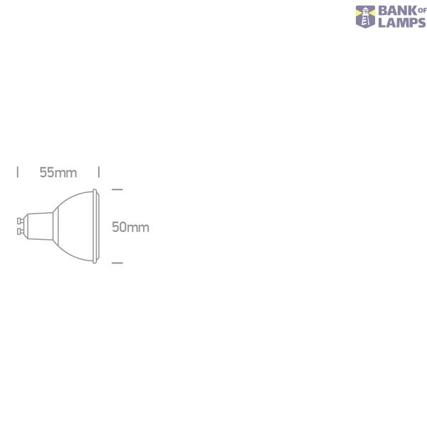 WHITE COB 6W EW GU10 CRI97 60deg 230V DIMMABLE image 2