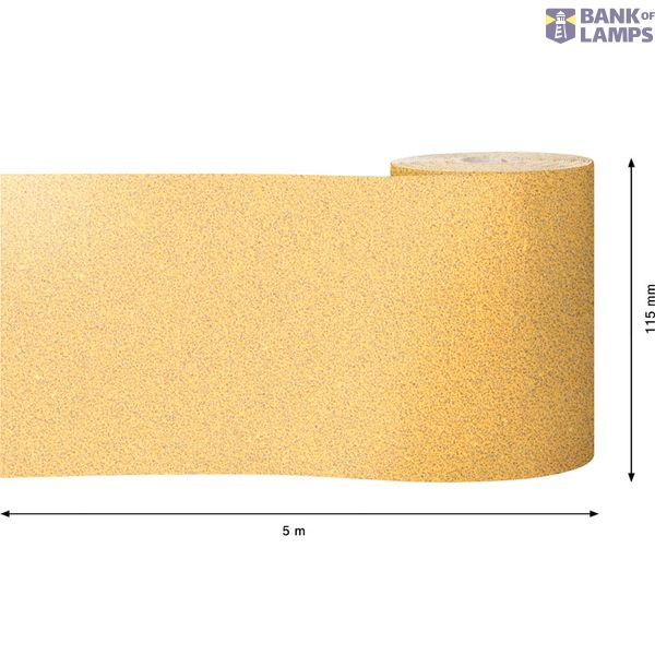 EXPERT C47 Sandpaper Roll for Handsanding 115 mm, 5 m, G 6 image 2