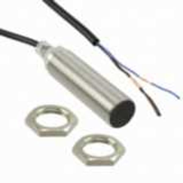 Proximity sensor, LITE, inductive, nickel-brass, long body, M18, shiel E2B 2328M image 1