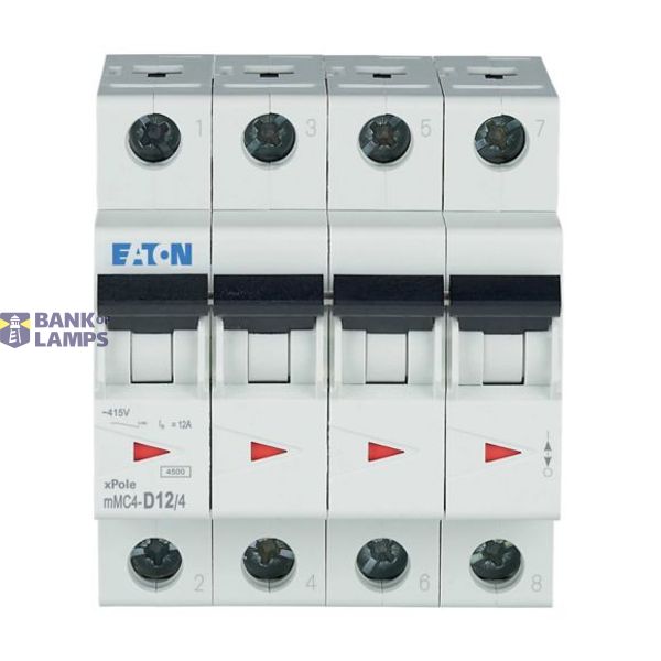 mMC4-D12/4 Eaton Moeller series xPole (Style 5) - mMC4/6/M MCB image 1