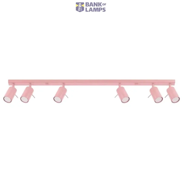 Ceiling lamp RING 6L pink image 1