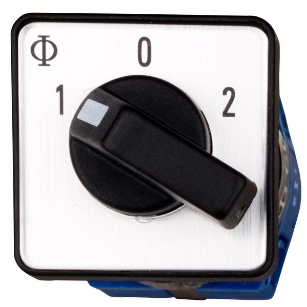 Changeover switch 1-pole 10A 1-0-2 image 1