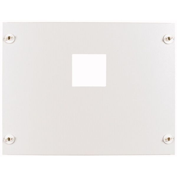 BPZ-NZM1-800-MH-W Mounting plate + front plate for HxW=200x800mm, NZM1, horizontal, white image 2