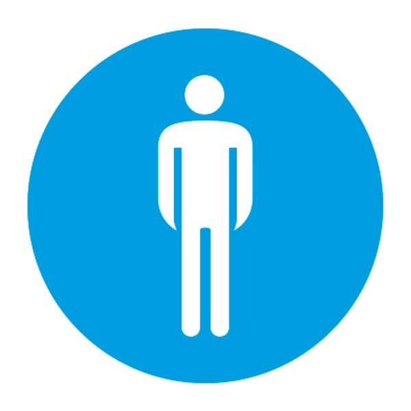 DROP 22 PICTOGRAM MEN (MAN BLUE) image 1