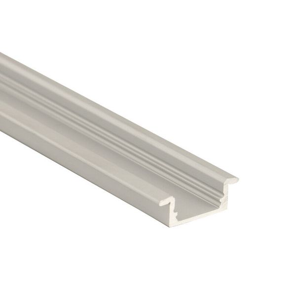 Built-in aluminum profile VO, 23x8 mm, without diffuser, 3 m image 1
