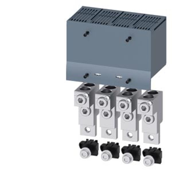 circular conduc. terminal TA2.3 2 x 4 AWG…300 kcmil for 2 cables with auxiliary conductor image 1