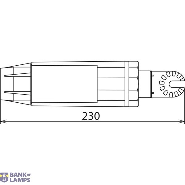 Indicator PHE III 10-30kV 50Hz cat. S w. gear coupling angled 30° image 2