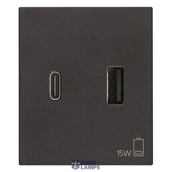 Cover Plate LINEA 5 Module Technopolymer White image 1