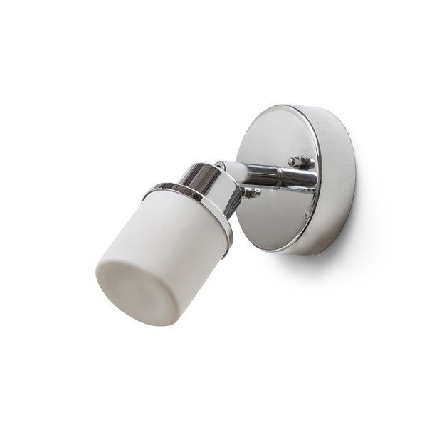 LINN I wall opal-colored glass/chrome 230V LED G9 3W IP44 image 1