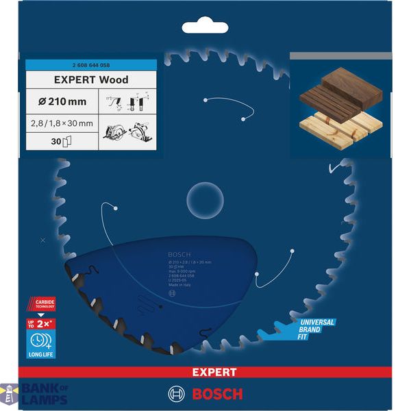 Circular saw blade Expert for Wood 210 x 30 x 2,8 mm, 30 image 2